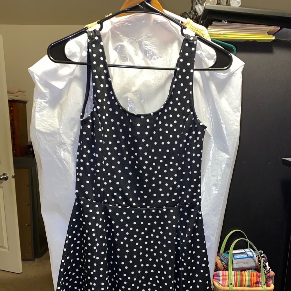Sleeveless tank skater dress